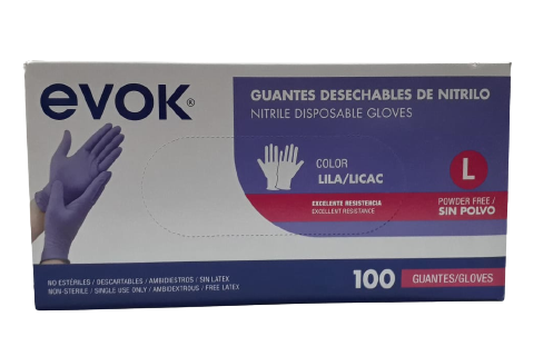 GUANTE EV-NT-L-LK NITRILO EVOK